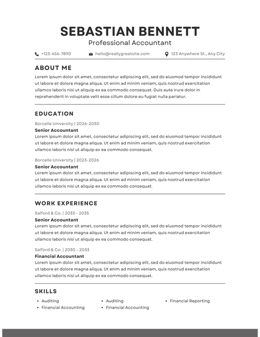 10 Resume Templates Bundle