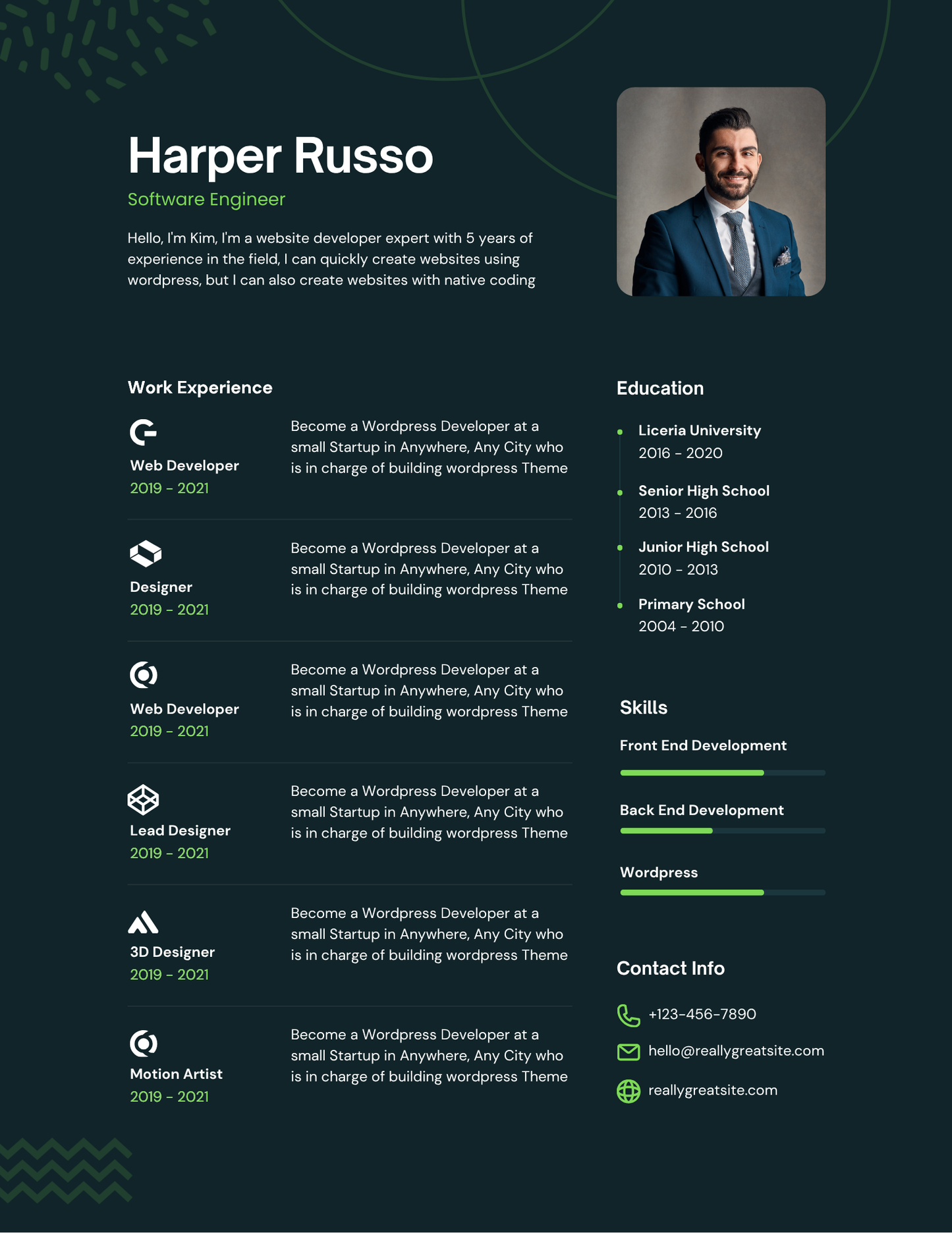 10 Resume Templates Bundle