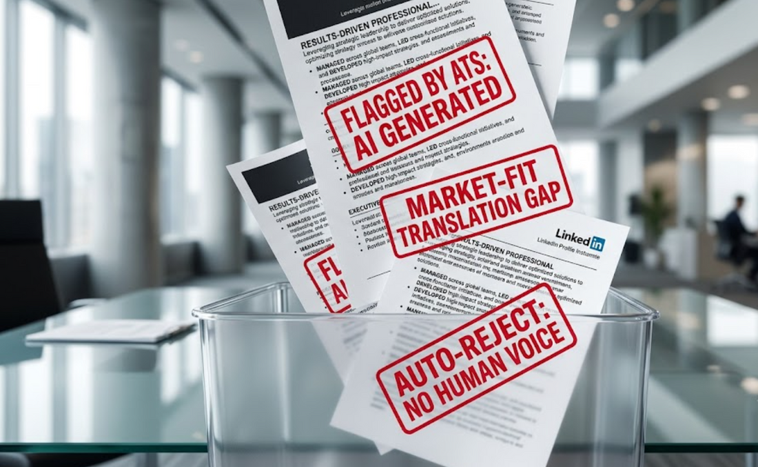The 2026 AI Blacklist: Why Your Generative Resume & LinkedIn Profile Keep You Invisible