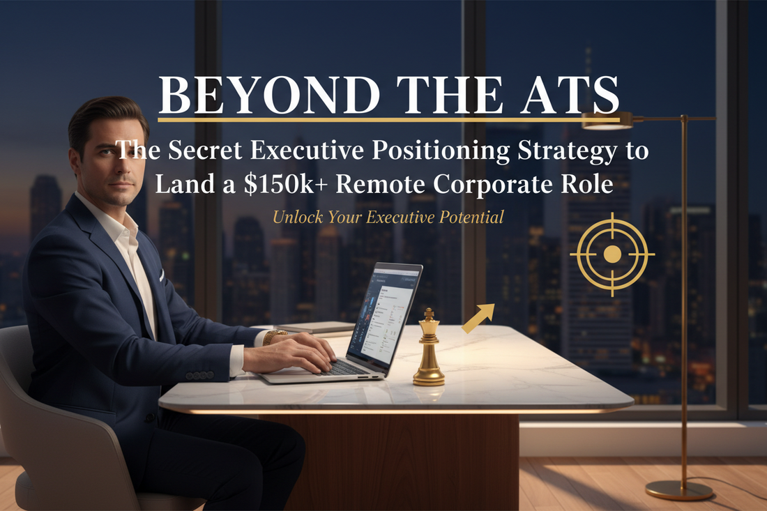 Beyond the ATS: The "Secret" Executive Positioning Strategy to Land a $150k+ Remote Corporate Role