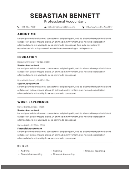 10 Resume Templates Bundle