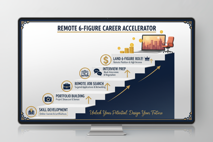 Remote 6-Figure Job Checklist | Your Step-by-Step Career Roadmap
