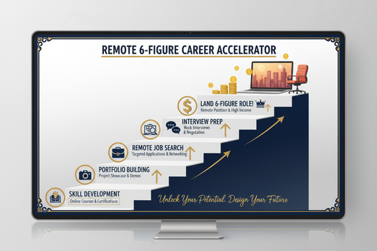 Remote 6-Figure Job Checklist | Your Step-by-Step Career Roadmap