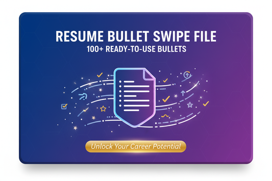 Resume Bullet Swipe File: 100+ ready-to-use bullets